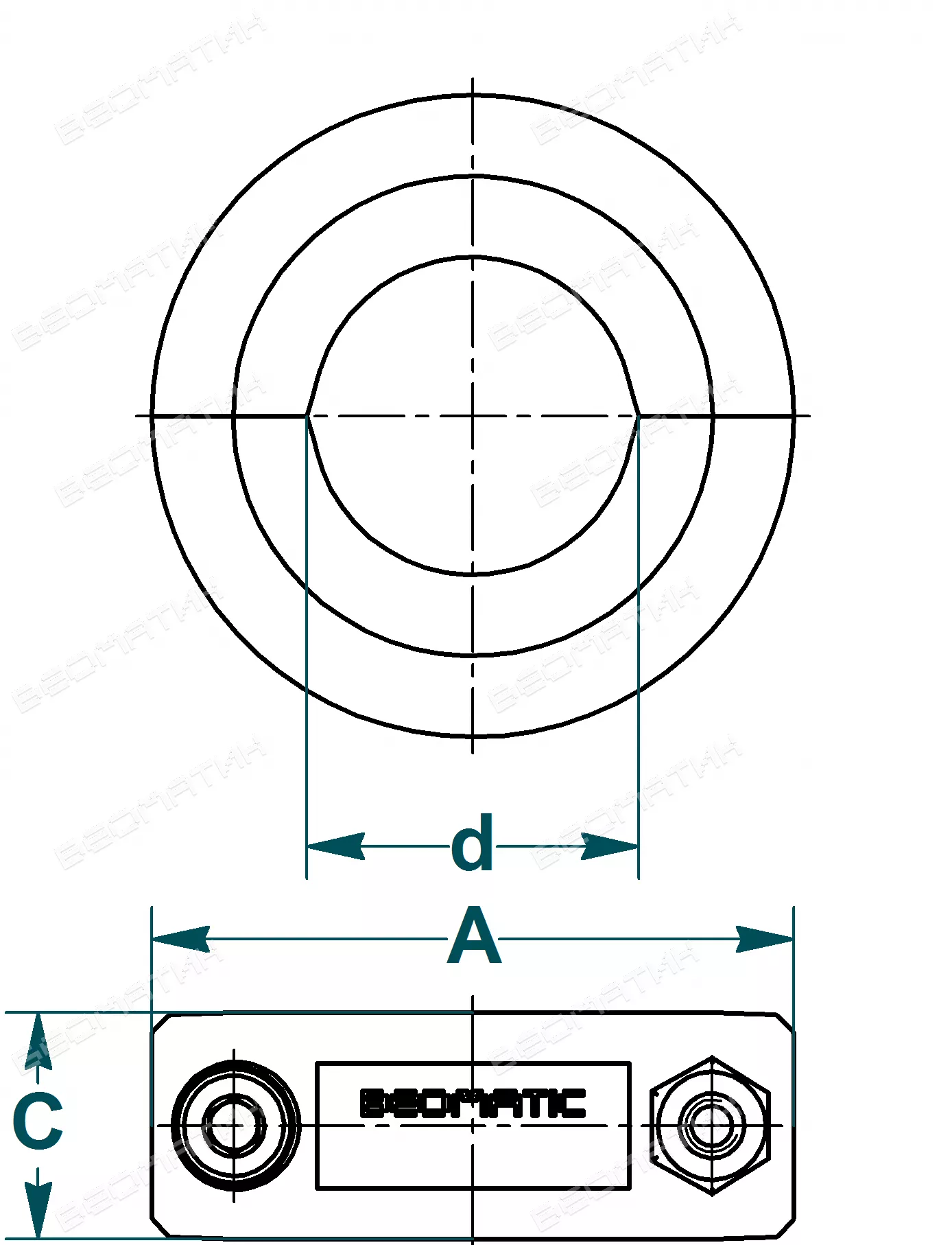 Кольцо стопорное RR020A