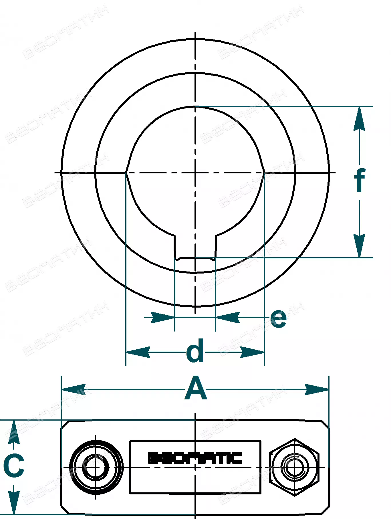 Кольцо стопорное RR020В